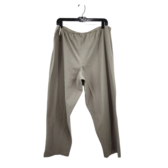 Eileen Fisher Women's Cotton Stretch Straight Leg Casual Pants - XL - Picture 1 of 6